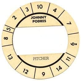 Cadaco All-Star Baseball: Johnny Podres